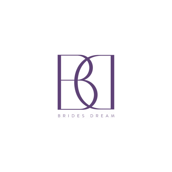 Logo Brides Dream - Letras B e D em direções opostas.